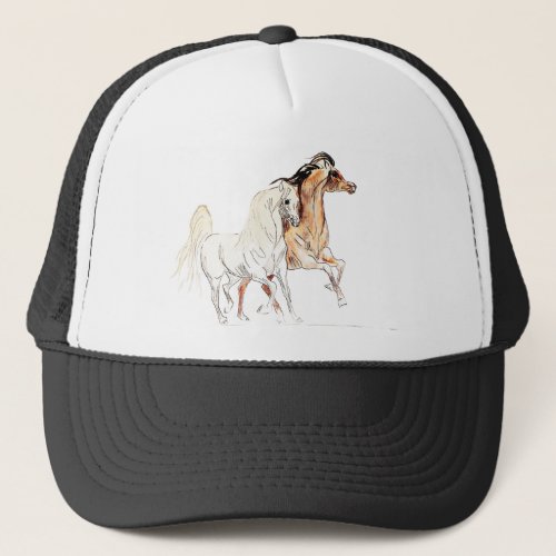 Arabian Horse TR Trucker Hat
