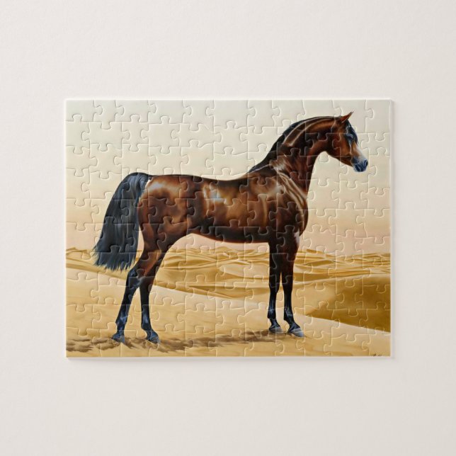 Arabian Horse - William Barraud Jigsaw Puzzle (Horizontal)