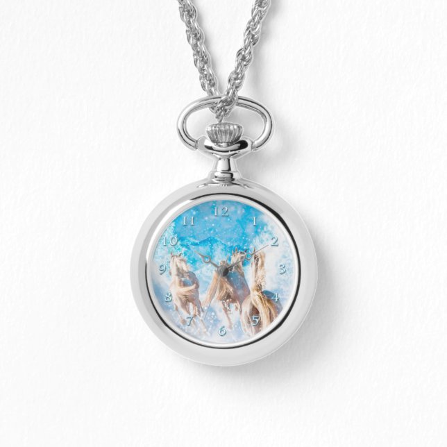 ARABIAN HORSE WINTER TAILS WATCH (Front)