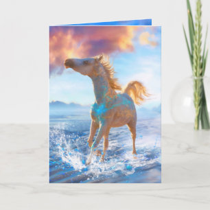 Arabian Horses "HORSES OF STELLAR ISLAND" Card