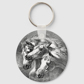 Arabian Horses Keychain