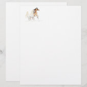Arabian Horses Letterhead Paper (Front/Back)