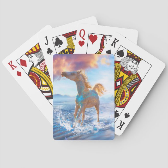 Arabian Horses of STELLAR ISLAND Poker Cards (Back)