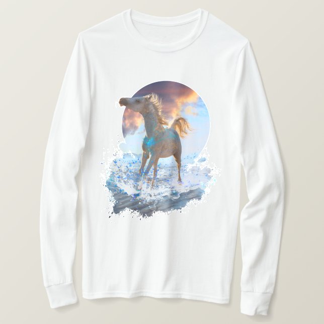 ARABIAN HORSES OF STELLAR ISLAND T-Shirt (Design Front)
