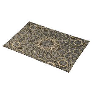 Arabian Intricate Retro Pattern Cloth Placemat