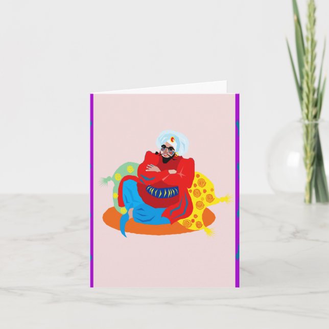 Arabian King Holiday Card (Front)