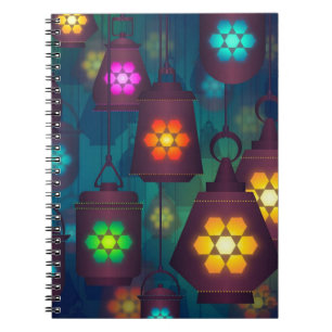 Arabian Lanterns Middle Eastern design Notebook