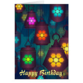 Arabian Lanterns Moroccan birthday (Front)