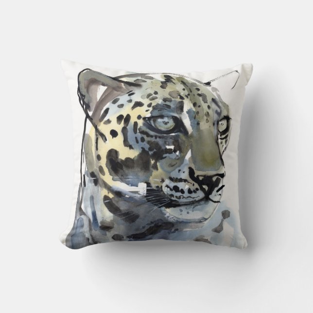 Arabian Leopard 2008  4 Throw Pillow (Front)