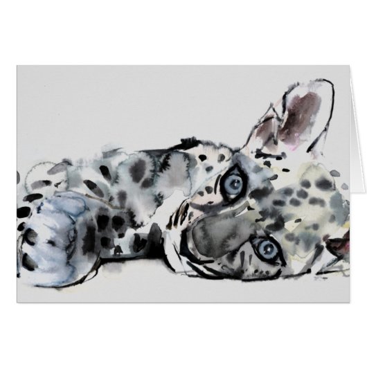 Arabian Leopard Cub 2008 Cards (Front Horizontal)