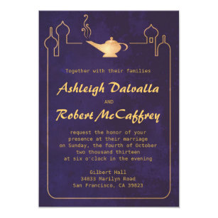 Arabic Wedding Invitations Zazzle