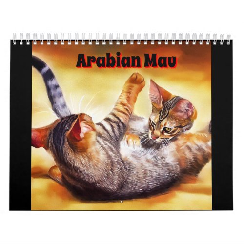 Arabian Mau Cat Calendar