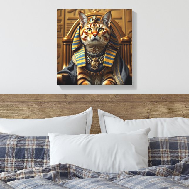 ARABIAN MAU-PHARAOH 2 CANVAS PRINT (Insitu(Bedroom))