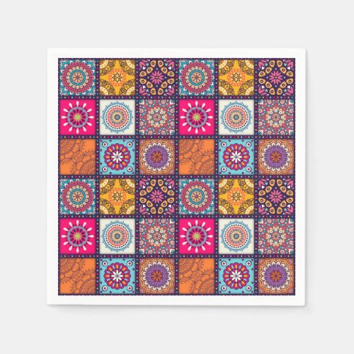 Arabian Moroccan mandala dinner party Napkins