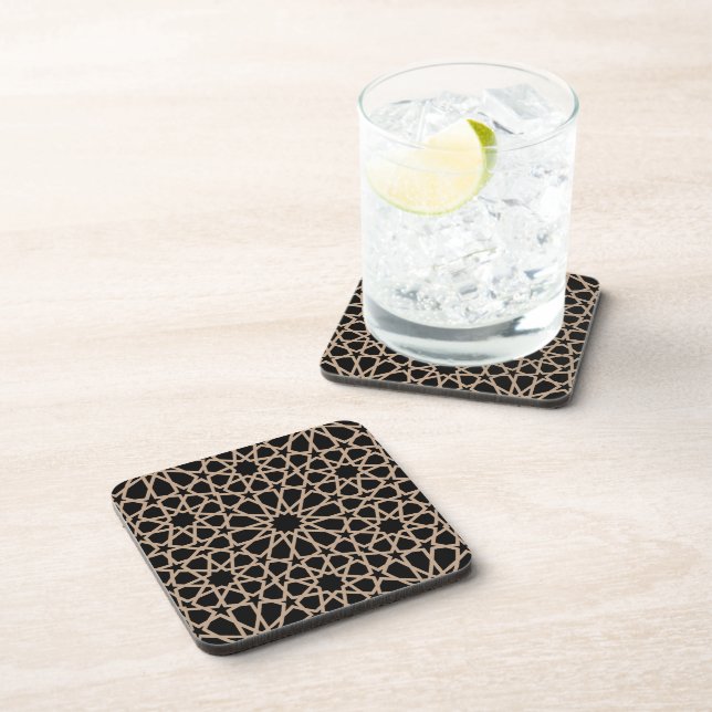Arabian Moroccan Pattern Beverage Coaster (Right Side)