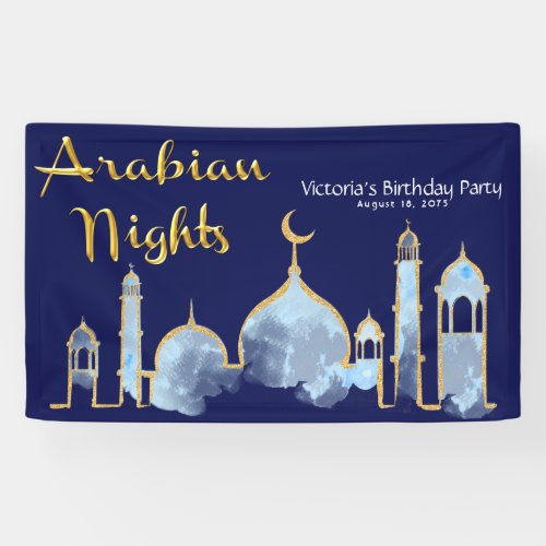 Arabian Nights Birthday Banners