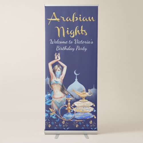 Arabian Nights Birthday Event Retractable Banner
