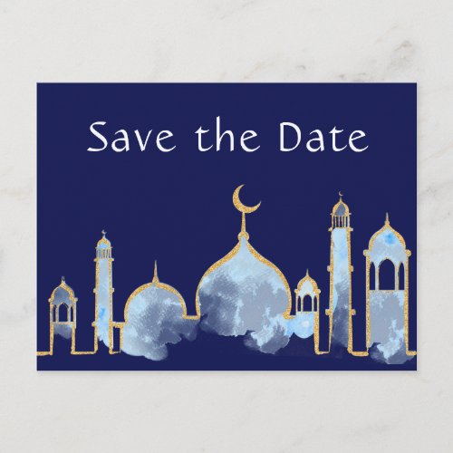 Arabian Nights Birthday Save The Date Postcards