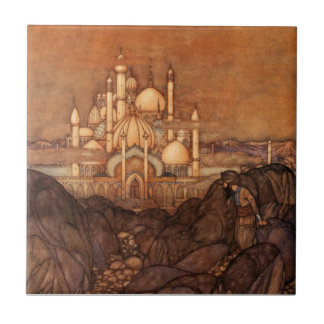 Arabian Nights Edmund Dulac Vintage Story 1900s Tile