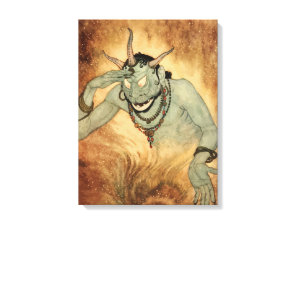 Arabian Nights Genie by Edmund Dulac Canvas Print