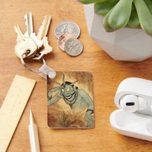 Arabian Nights Genie by Edmund Dulac Keychain