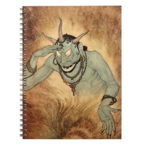 Arabian Nights Genie by Edmund Dulac Notebook