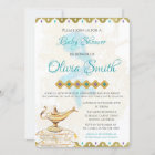 Arabian Nights Moroccan Baby Shower Invitation