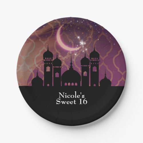 Arabian Nights Moroccan Middle Eastern Party Paper Plates