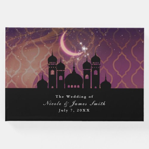 Arabian Nights Moroccan Middle Eastern Wedding Guest Book