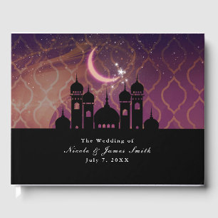 Arabian Nights Moroccan Middle Eastern Wedding Guest Book