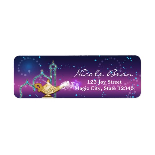 Arabian Nights Moroccan Party Address Labels