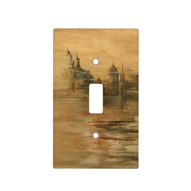 arabian nights painting orient arabic story tale light switch cover (Front)