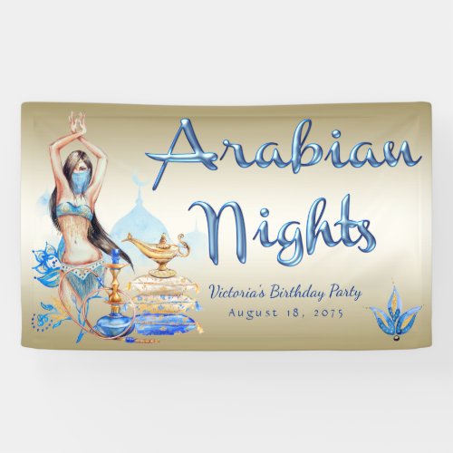 Arabian Nights Party and Event Banner