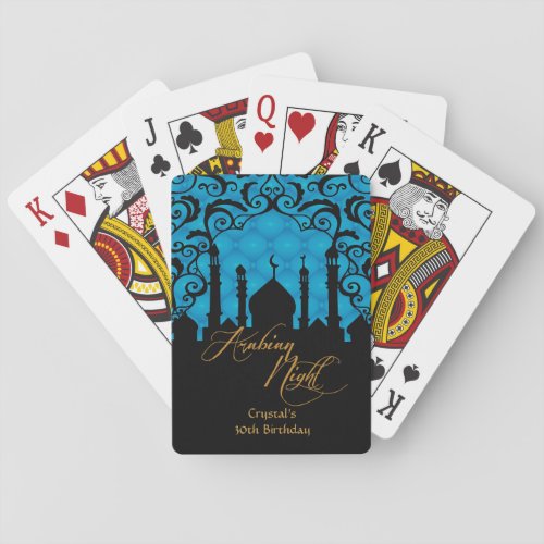 Arabian Nights Party Playing Cards
