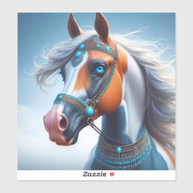 Arabian Paint Horse Sticker (Sheet)