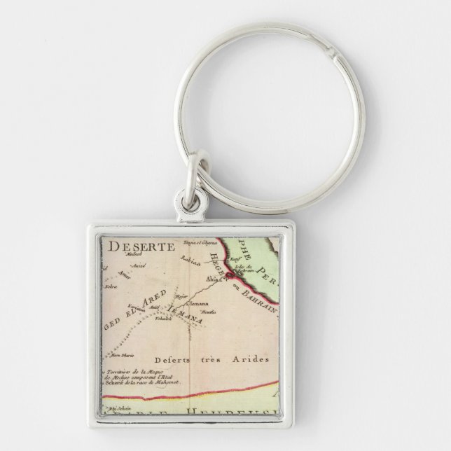 Arabian Peninsula, Saudi Arabia Keychain (Front)