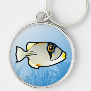 Arabian Picassofish Keychain