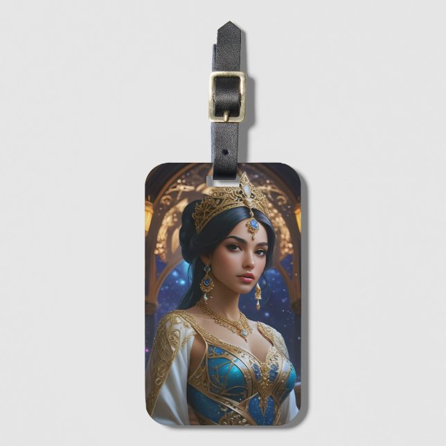 Arabian princess luggage tag (Front Vertical)