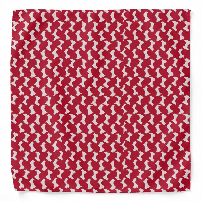 Arabian Scarf Bandana Red (Front)
