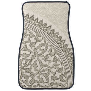 Arabian style lace car floor mat