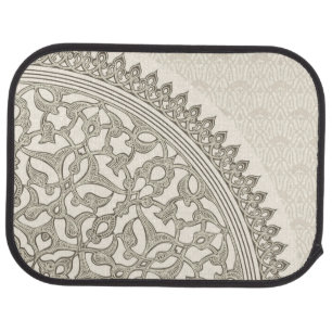 Arabian style lace car mat