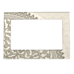 Arabian style lace magnetic photo frame