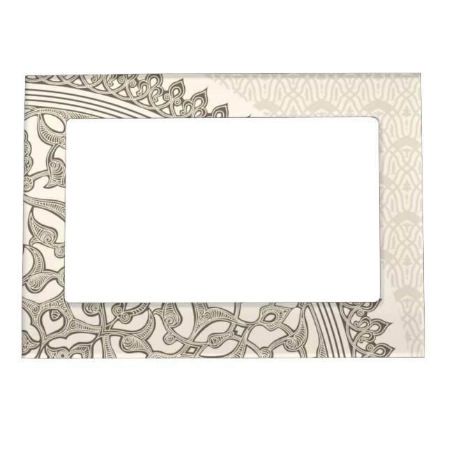 Arabian style lace magnetic photo frame (Front)