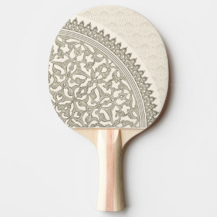 Arabian style lace ping pong paddle