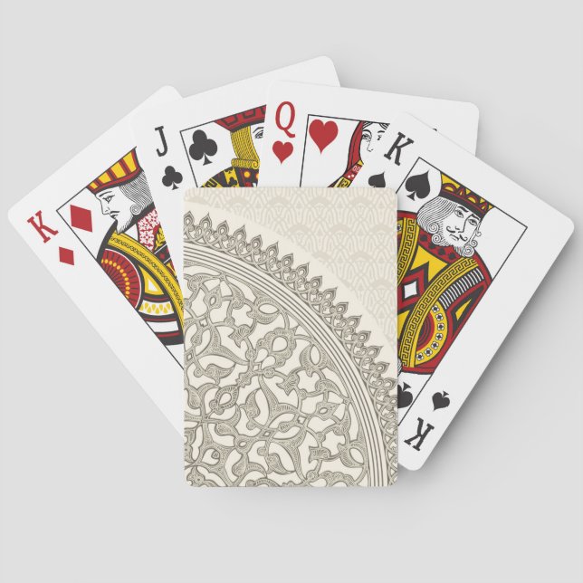 Arabian style lace poker cards (Back)