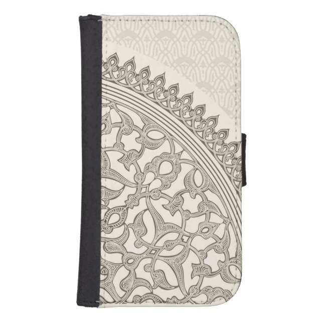 Arabian style lace samsung galaxy wallet case (Front)
