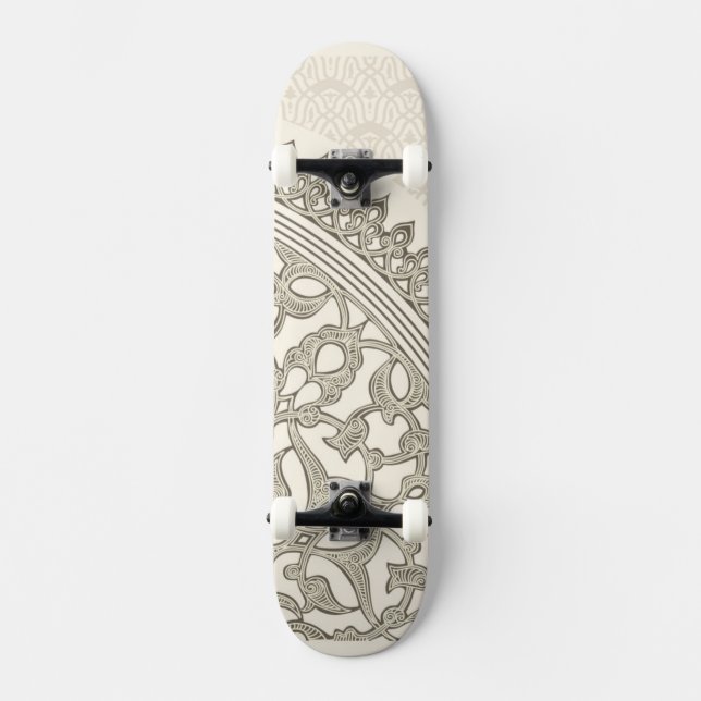 Arabian style lace skateboard deck (Front)