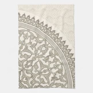 Arabian style lace towel