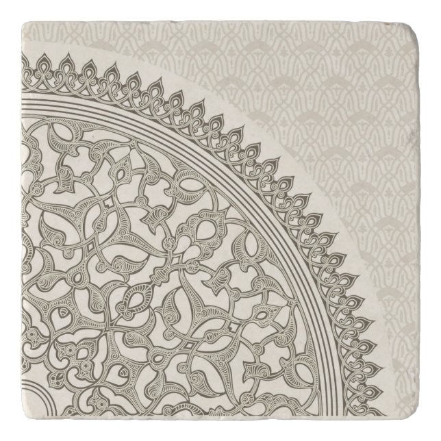 Arabian style lace trivet (Front)