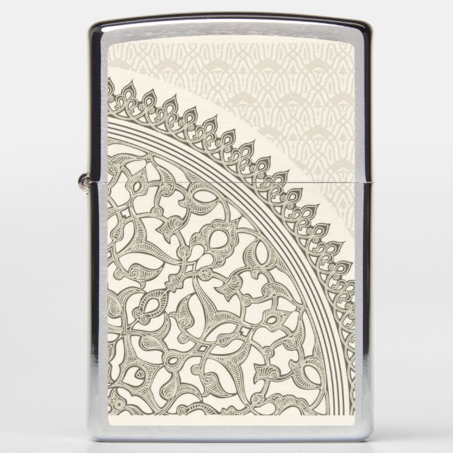 Arabian style lace zippo lighter (Front)